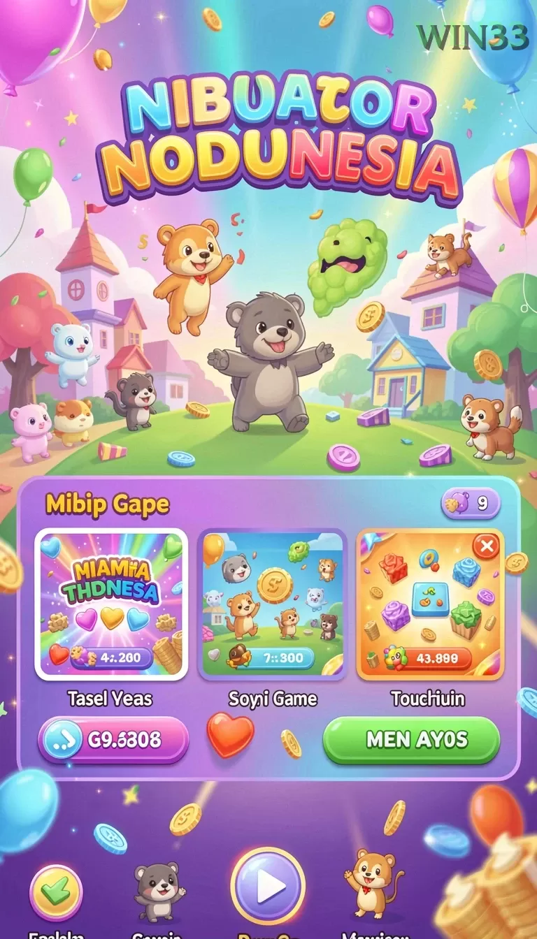 Cuplikan layar UANG4D — menu navigasi